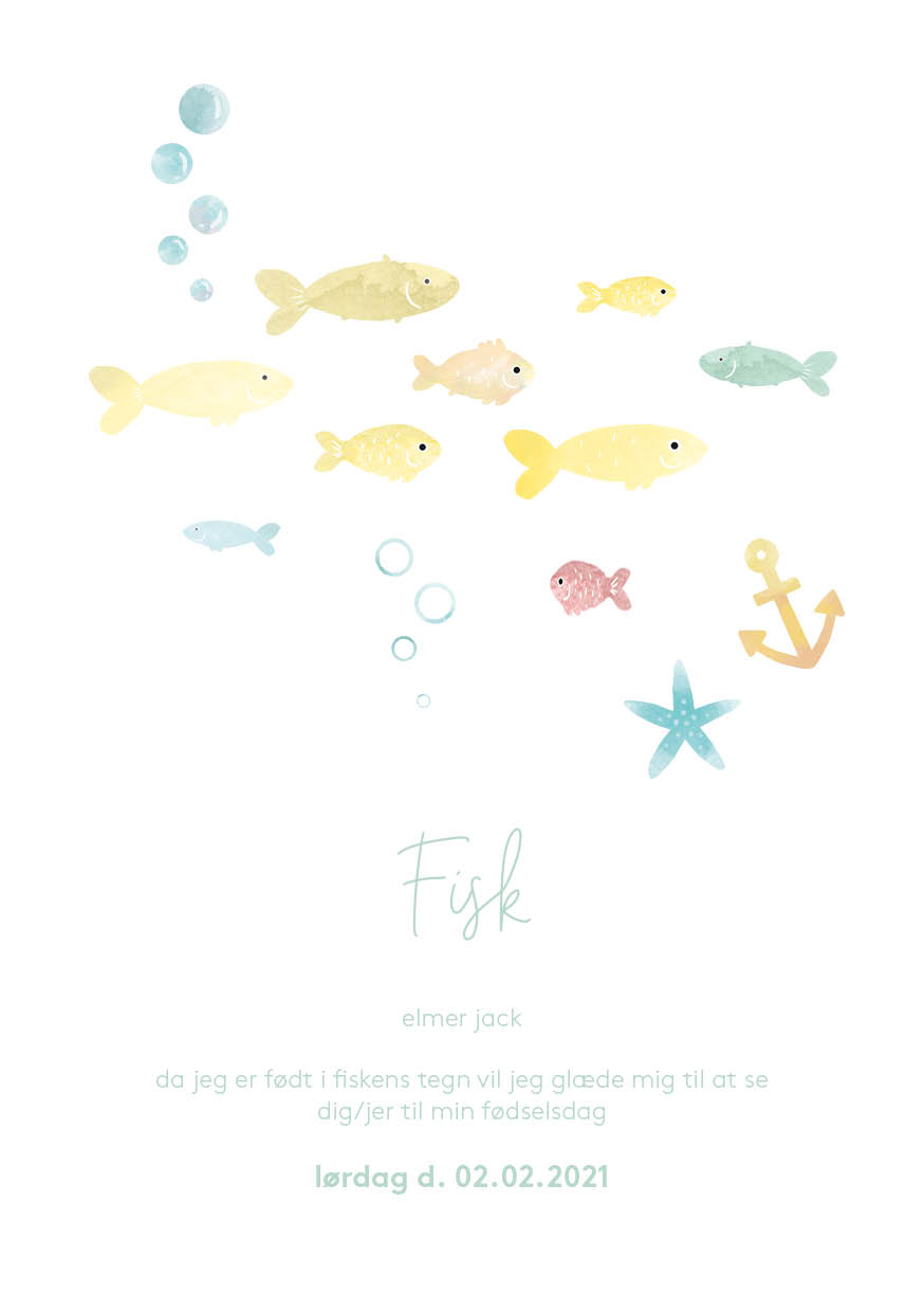 Stjernetegn - Fisk Dreng